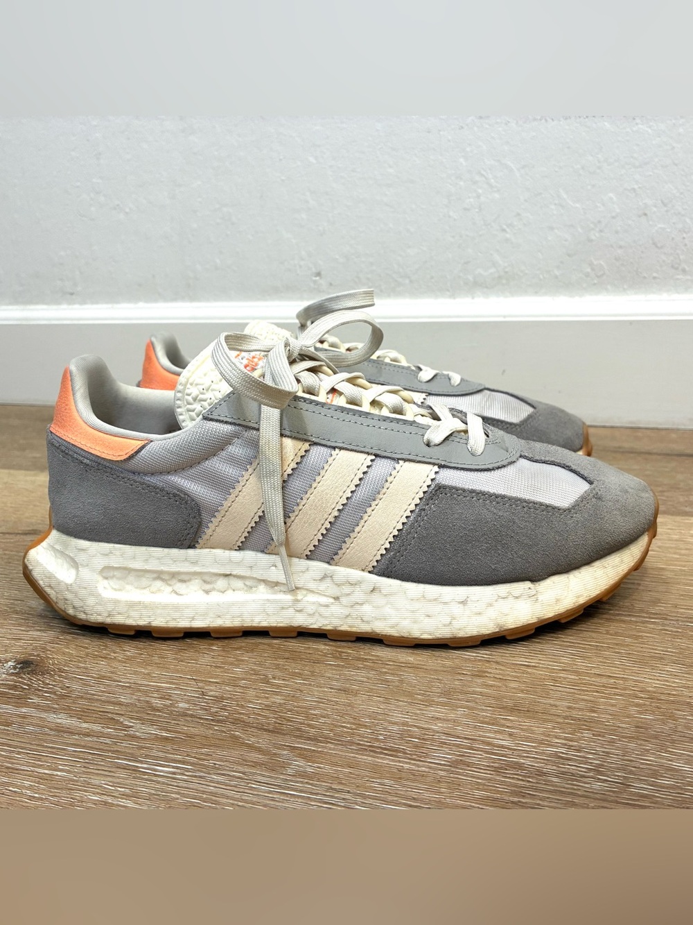 Adidas Retropy E5 in Dash Grey and Ecru Tint Men’s Size US 10 UK 9.5 EU 44